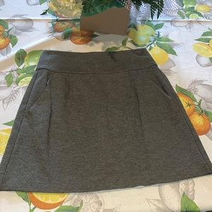 Theory grey mini skirt with pockets